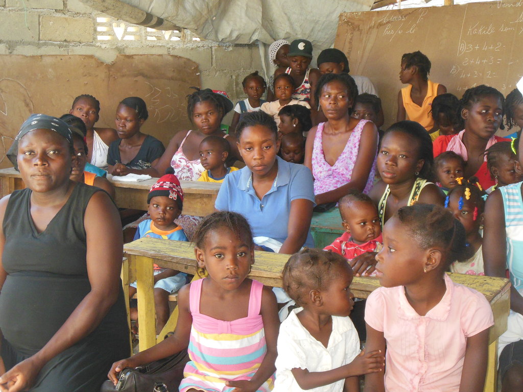 At one of our mobile clinics