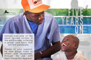 Samuel, a survivor working with us to bring hope