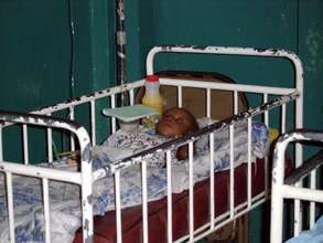 Baby in government hospital