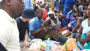 Occupational Therapist Patrick with the community