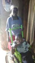 George and his grandmother at home