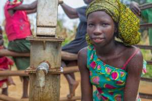 Mercy, age 13, from Agong B village in Uganda