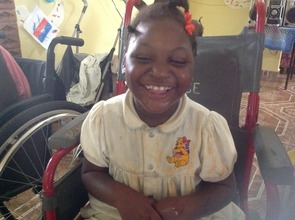 One of our children enjoying evening entertainment