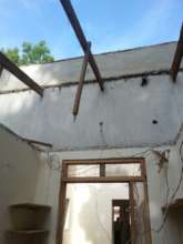 old roof timbers