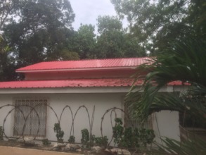 With new roof on