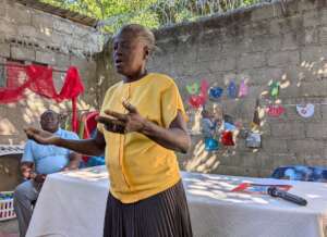 Foster mother sharing her experience