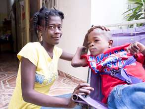 Robinson re-united with his mum