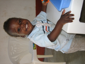 Widlin comes to the home each week with his twin sister Wilnese