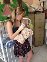 Helping children to feed for first time
