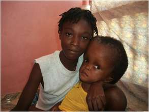 One of the children we help