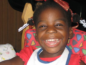 Priscaille - one of the kids on the scheme