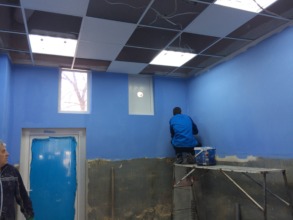 the preparation area is coming along nicely