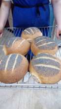 Seed bread from 3 different types of flour