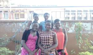 The girls at the start of 2016/17 academic year