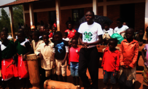 Students and Teacher at school