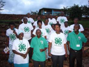 Burundi 4-H staff and schoolteachers at a training