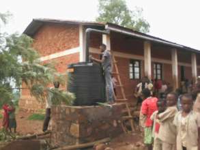 Installation of Water Catchment System at School