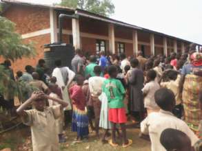 Students at Busangana School Interested in WCS