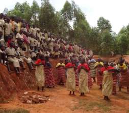 Higiro Primary school students dancing