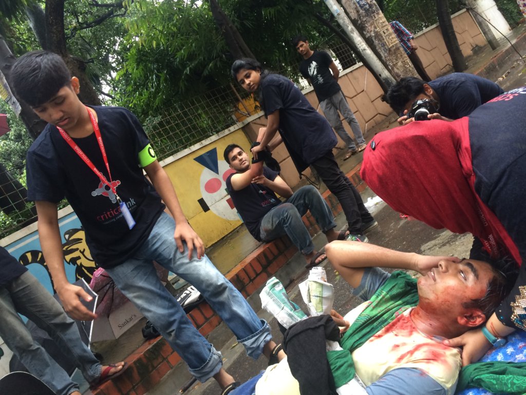 Get emergency help to injury victims in Bangladesh