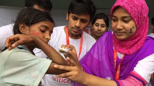 Get emergency help to injury victims in Bangladesh