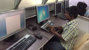 Shankar on his PC
