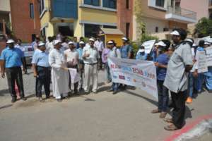 Jaipur blindwalk flagged of by Bishop.....