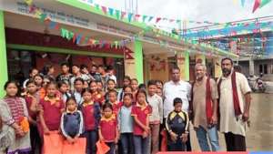 Children's back to their schools.....