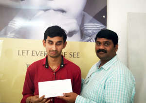 Education aid given in Bangalore, Karnataka
