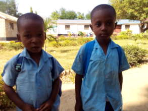 Younger children in school at the Education Centre