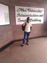 Caleb in Moi University