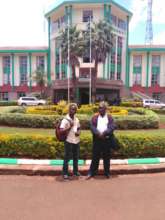 Caleb arrives at Moi University