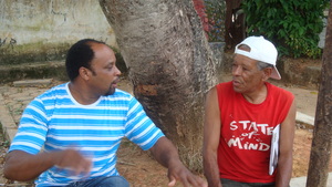 Julio, master mason and Mr. Toninho from Cambota.