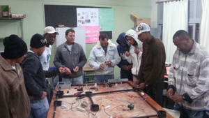 Electrician course. First course.