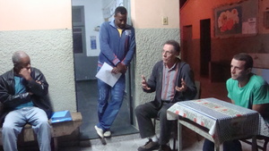 Explaining the project.