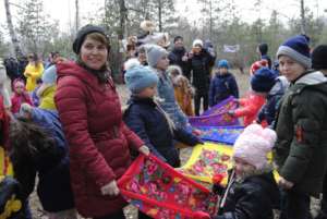 Maslenitsa games.