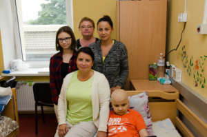 Visiting Natalya and Kiril in a cancer hospital