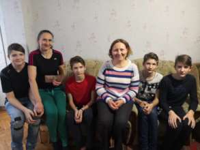 Visiting Lyubov and her wonderful kids