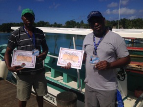 Coxswain and Team Jamaica certificates