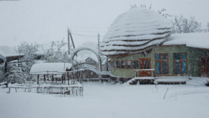 Heavy snow on April 20th