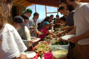 Raw vegan lunch for BFC Company on their retreat