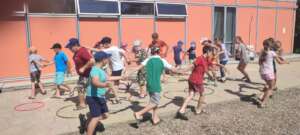 Sport Class for Children in Palanca, org. by Yana