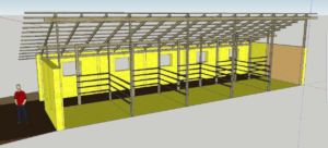 Draft plan of the horse stables