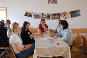 Ukranian women sharing healthy lifestyle practices