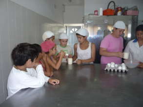 Food and nutrition workshop for children.
