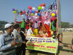 The Children demonstrate against child marriage