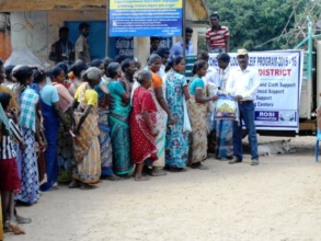 Relief work in Uthamacholapuram, Cuddalore dist