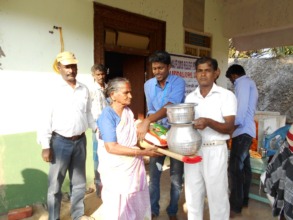 Relief support at Natarajapuram, cuddalore dsit