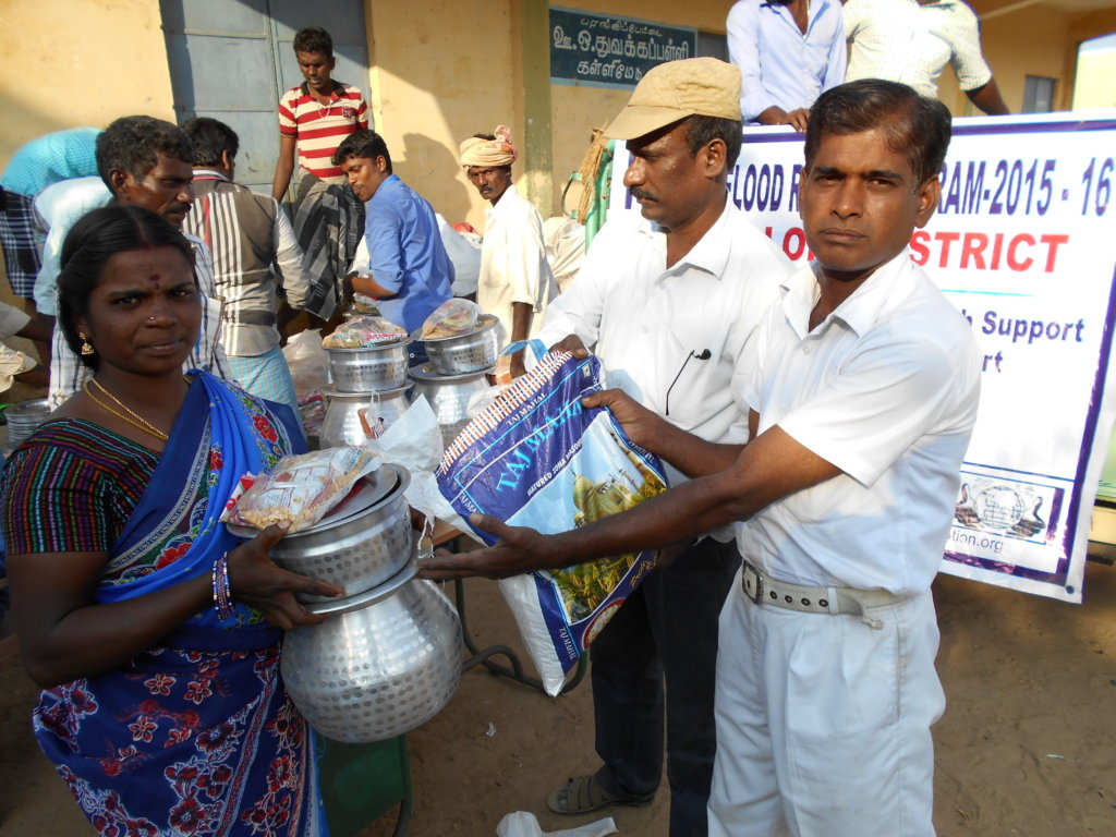Recovery Support for Chennai Flood Survivors