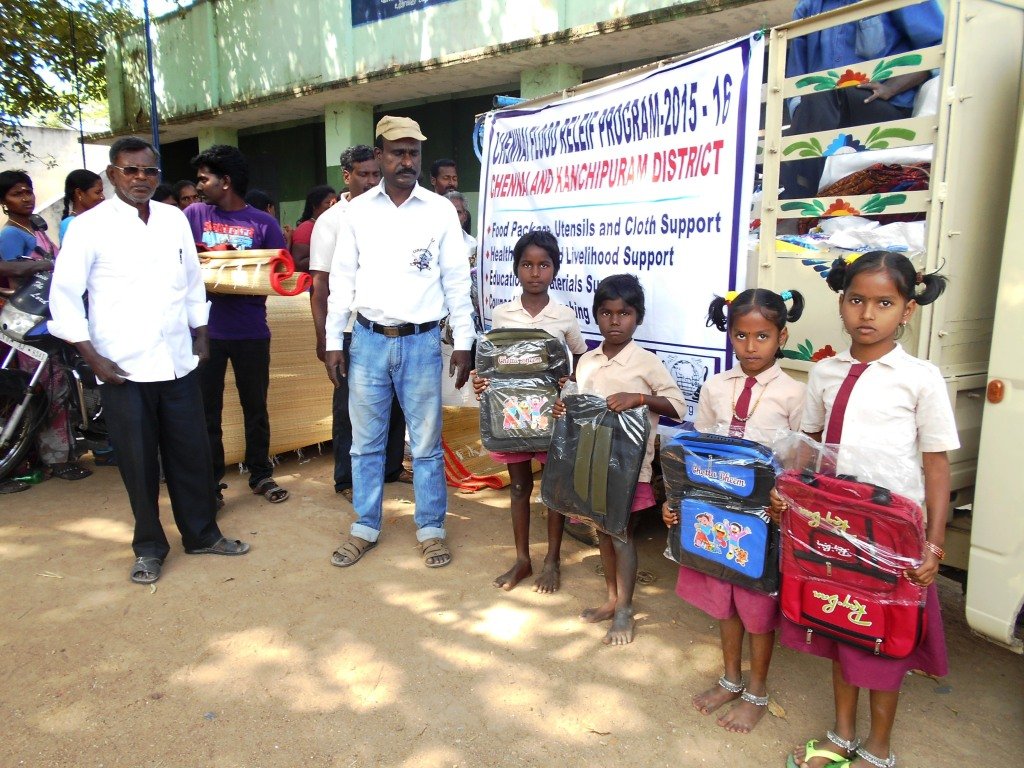 Recovery Support for Chennai Flood Survivors